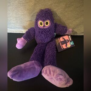 Barkbox Dog Toy Plush BUDDY BIGFOOT Myth NWT Squeaker Size M Medium NWT